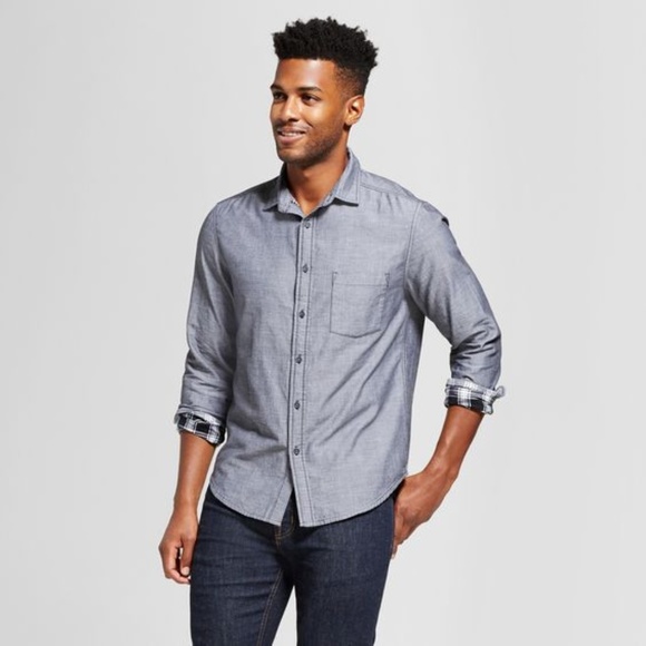 Goodfellow & Co Shirts New Standard Fit Long Sleeve Double Weave